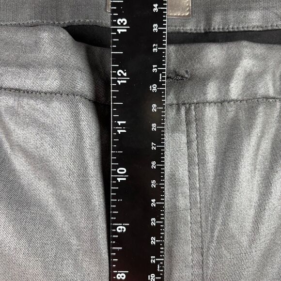 Kut From The Kloth Coated Jeans Meg Fab Ab Wide Leg High Rise Gray Size 18 C179 - Picture 6 of 11